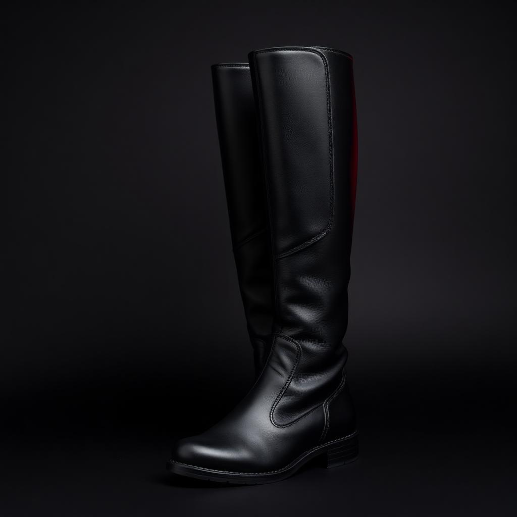 Botas largas de piel